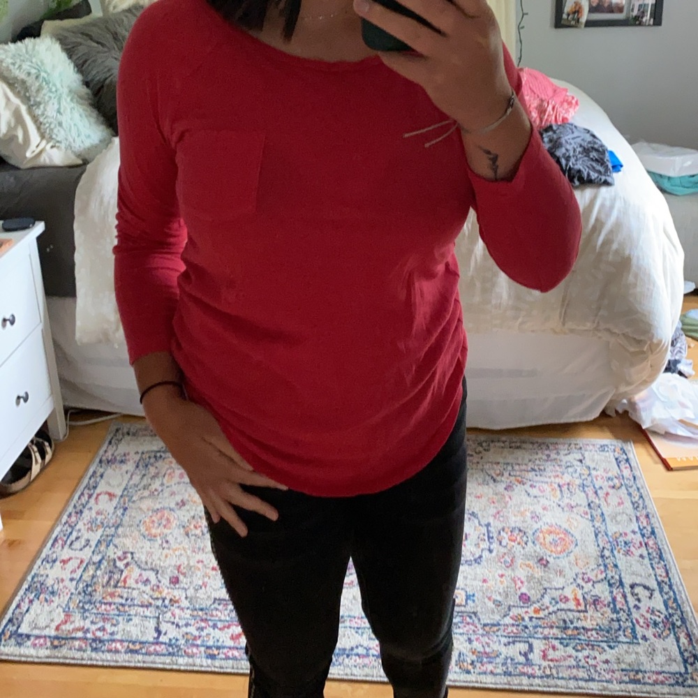 Red long sleeve
